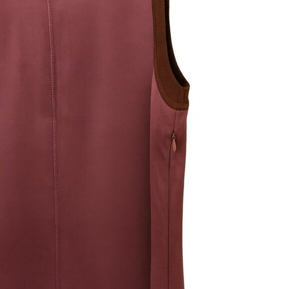 rag & bone XXS Dress NWT | $450 Retail | Merino Wool Blend Burgundy Shift - Picture 8 of 8